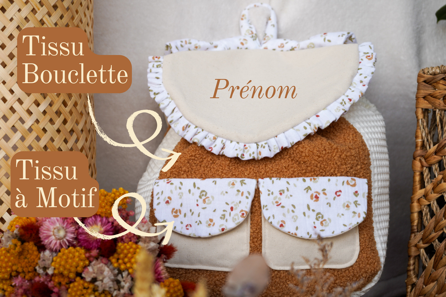 Sac à Dos Enfant Fait Main – Unique, Doux et Personnalisable