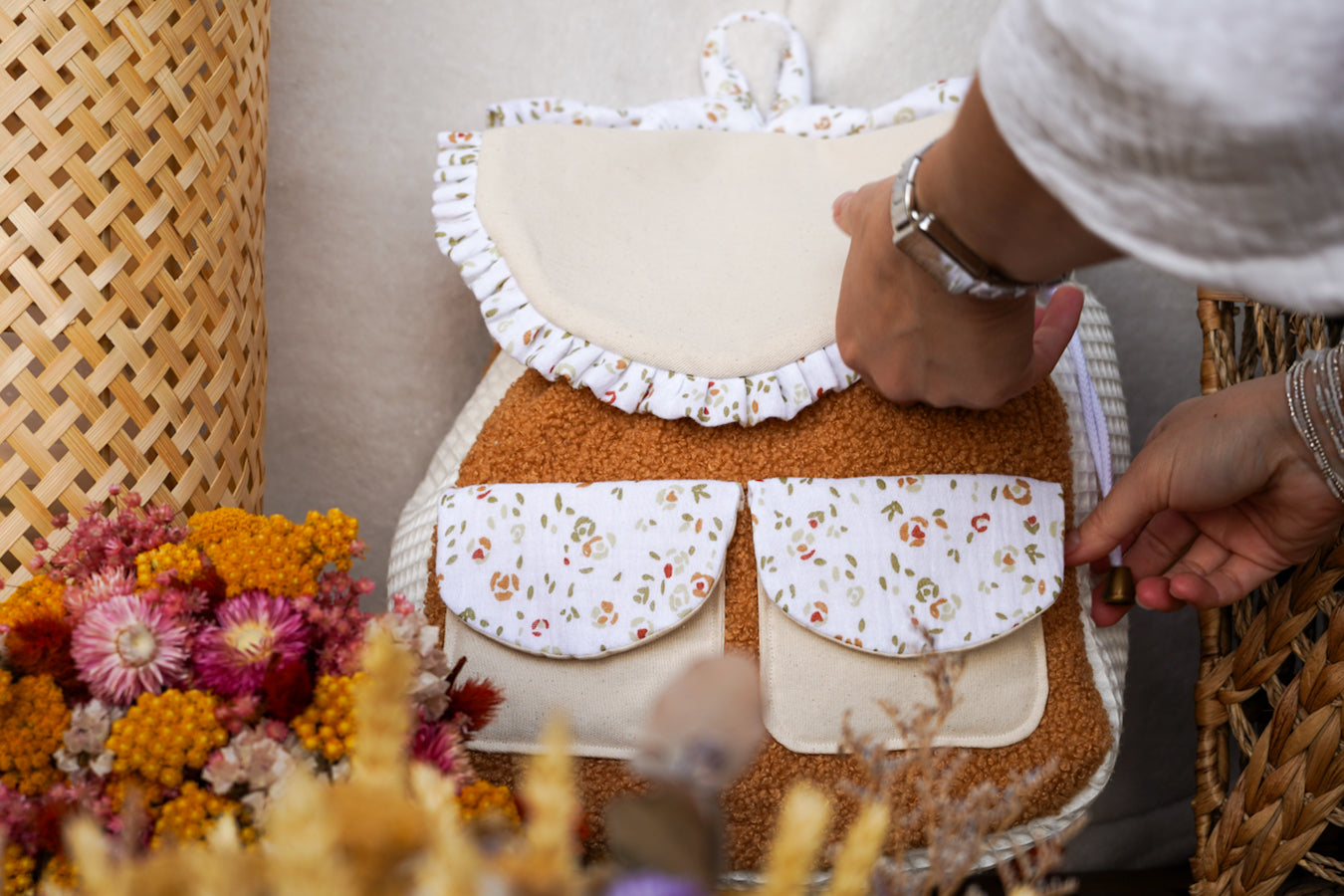 Sac à Dos Enfant Fait Main – Unique, Doux et Personnalisable