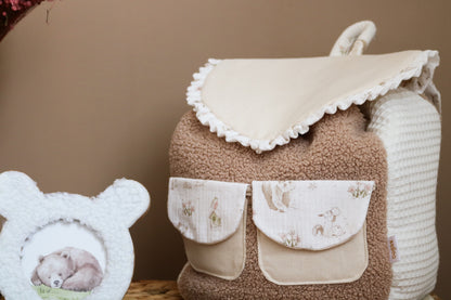 Sac à Dos Enfant Fait Main – Unique, Doux et Personnalisable